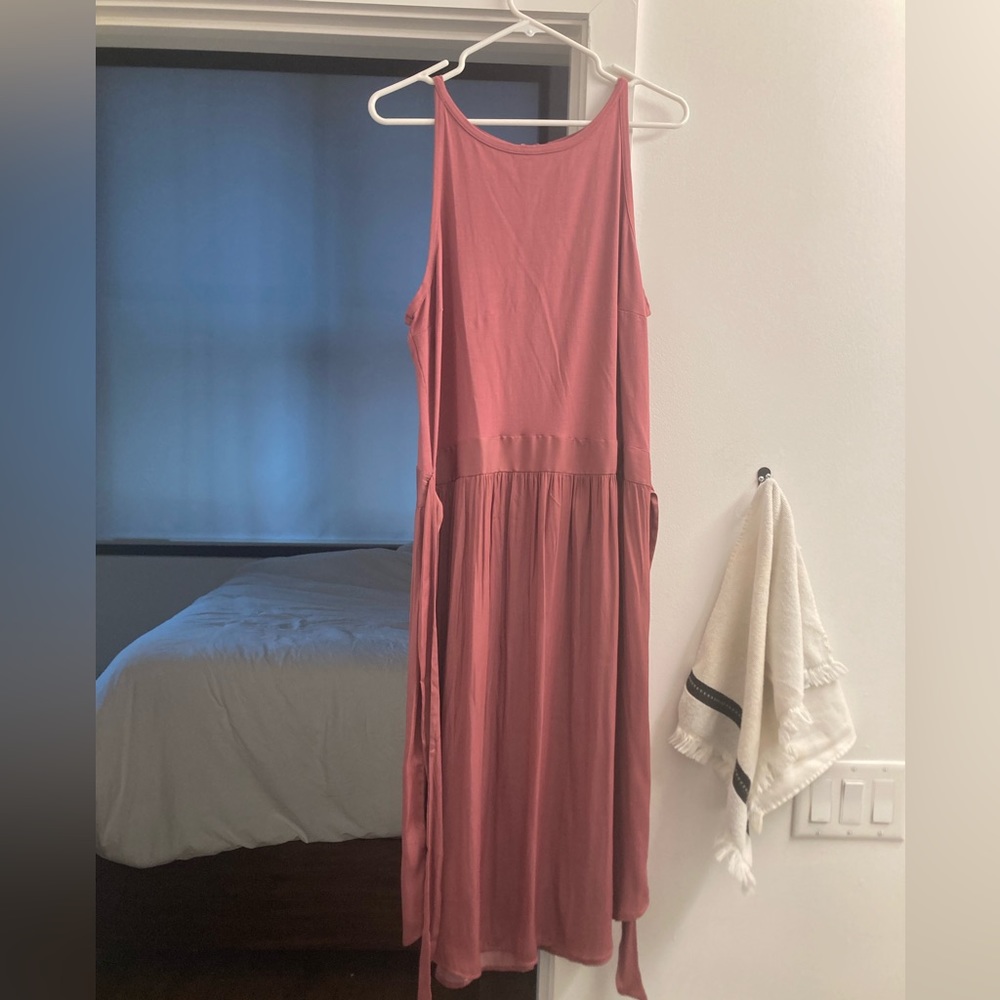 Loft Size 16 muted purple/pink dress